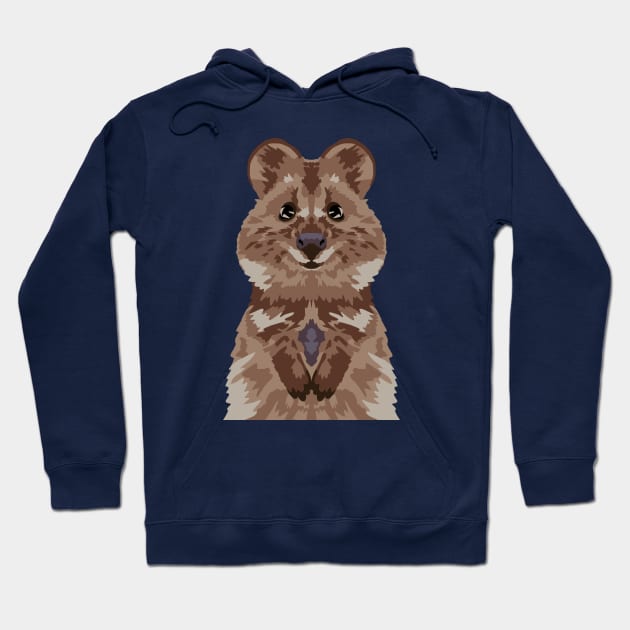 Smile - Quokka Hoodie by GeoCreate